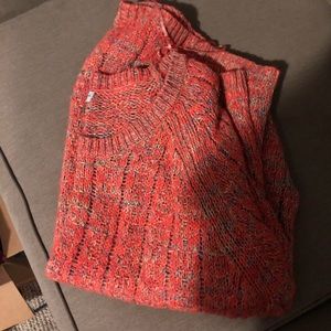 A comfortable multicolored sweater
